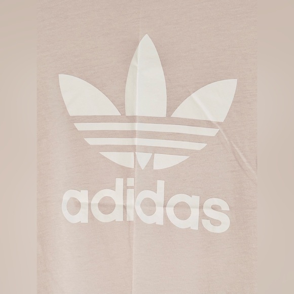 Light Purple Adidas Trefoil Print Short Sleeve Tee Shirt - Picture 3 of 7